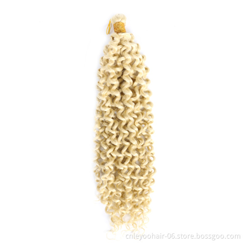 Factory 14 Inch Water Wave Crochet Synthetic Twist Hair Extension For Women Beauty